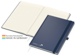 Vision-Book Creme Bestseller A4, dunkelblau inkl. Silberprägung