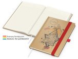Match-Book Creme Bestseller Natura braun-individuell  A5, rot