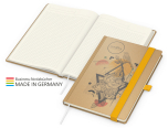 Match-Book Creme Bestseller Natura braun-individuell A5, gelb