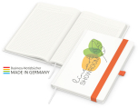 Match-Book green+blue A5 Cover-Star Recycling-Matt, orange