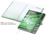 In-Book Round Bestseller A5, gloss-individuell, silbergrau