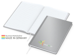 Easy-Book Basic Bestseller A5, silber inkl. Siebdruck-Digital
