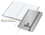 Easy-Book Comfort Bestseller Pocket, silber inkl. Prägung schwarz-glänzend