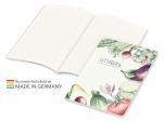Copy-Book White green+blue A5