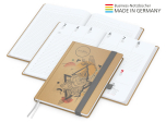 Match-Hybrid White Bestseller A4, Natura braun-individuell, silbergrau