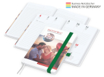 Match-Hybrid White Bestseller A5, Cover-Star gloss-individuell, grün