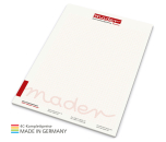Schreibblock green+blue A4, 50 Blatt