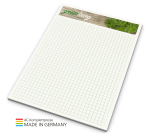Schreibblock green+blue A5, 50 Blatt