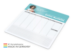 Mousepad Bestseller, Wochenplaner