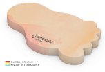 Form aus 125 x 72 mm, 100 Blatt, Fuß