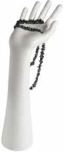 Tischhand, Dame, 37 cm, weiss