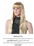 Damenperücke Natascha hellblond