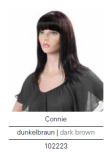 Damenperücke Connie dunkelbraun
