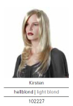 Damenperücke Kirsten hellblond