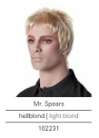 Herrenperücke Mr. Spears hellblond
