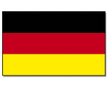 Deutschland Querformat-Leihfahne 200 x 120 cm