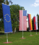 Banner-Fahnen Bundesländer im Hochformat 150 x 400 cm