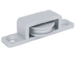 Umlenkrolle Stahlseil kugelgelagert, Aluminium, eloxiert