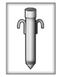 Einschlaghülse, 45 mm Ø
