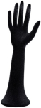 Schmuckhand schwarz beflockt | flexibel, 42 cm